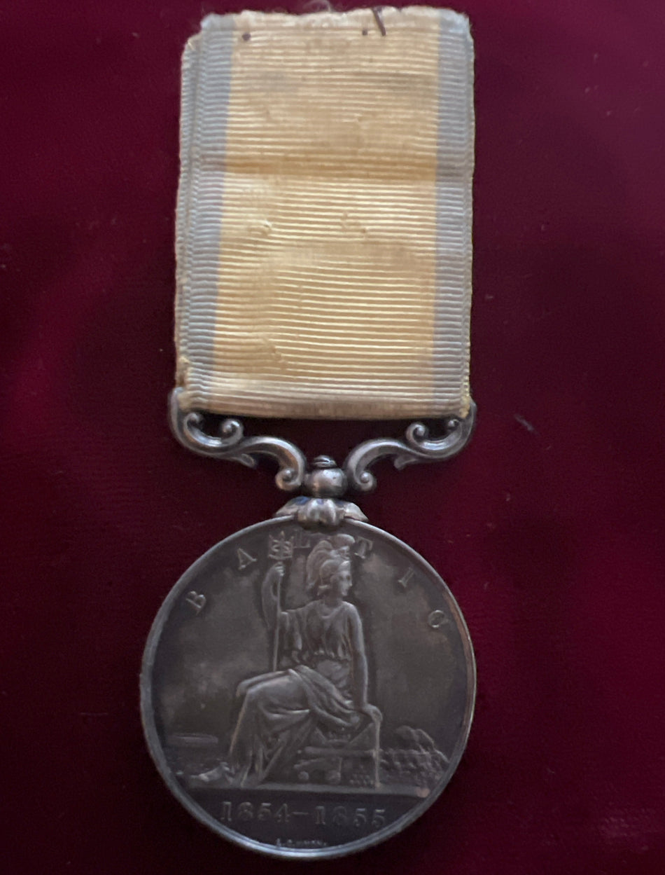 Baltic Medal 1954-55, unnamed as issued, old tone to medal
