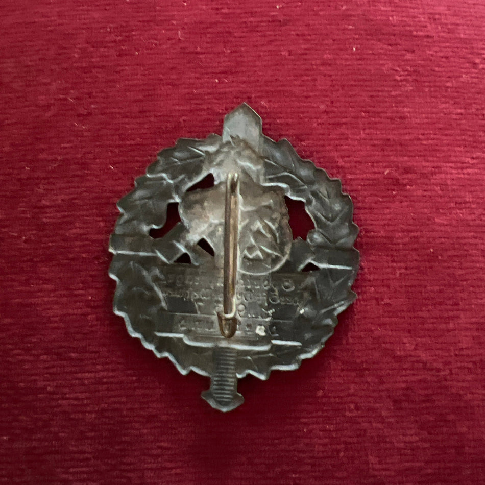 Nazi Germany, S.A. Dortmund rally badge, 1937