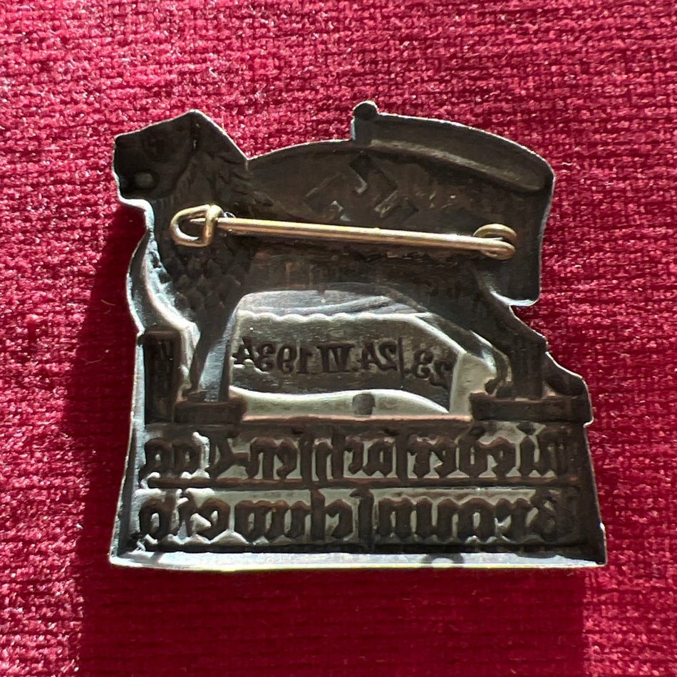 Nazi Germany, early rally badge, Braunschweig, 23rd/24th June 1934