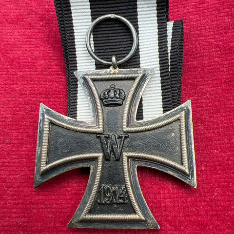 Germany, Iron Cross, 1914-18, maker marked no.65 on ring