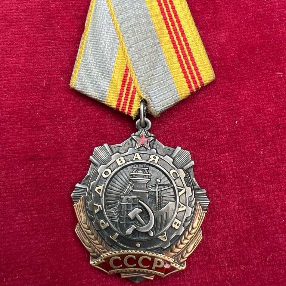 USSR, Order of Labour Glory, 3rd class, number 341702