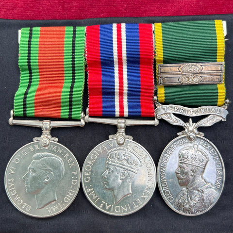 Group of 3 to art expert John Jack Naimaster, Sergeant, 28 London Regt., 2 bars, joined Oxford & Bucks. Light Infy., 2 Lieutenant, Substantive Captain, later promoted to Major, Chairman of the Fine Art Society, Sotheby's Consultant, see description