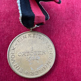 Nazi Germany, Entry into Czechoslovakia Medal, 1 October 1938