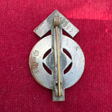Nazi Germany, Hitler Youth Proficiency Badge, silver grade, number 284965, some wear