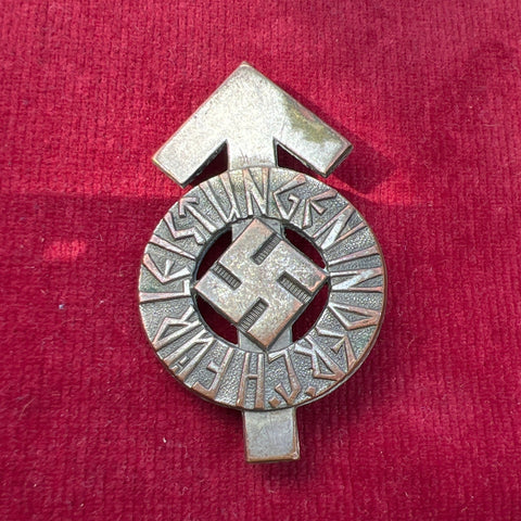 Nazi Germany, Hitler Youth Proficiency Badge, silver grade, number 284965, some wear