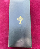 Nazi Germany, Mother's Cross, 1st class, in original case, Alfred Stübbe Berlin mint cross & ribbon