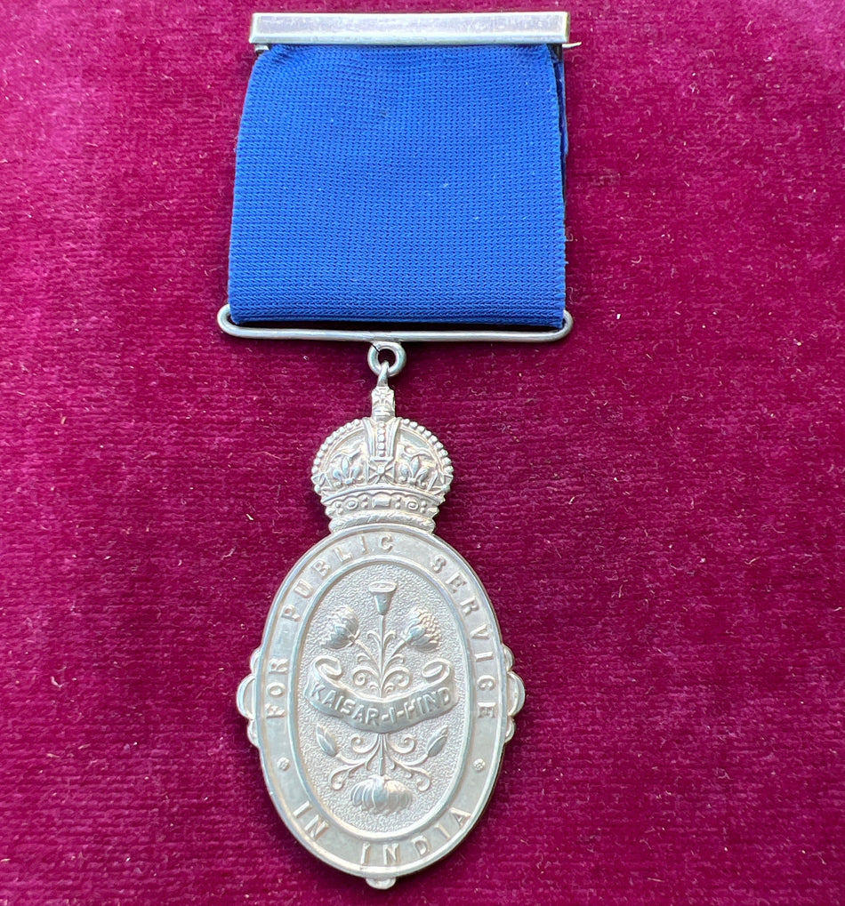 India, Kaisar-i-Hind Medal, 2nd class, George VI issue, 1937-47, for public service in India