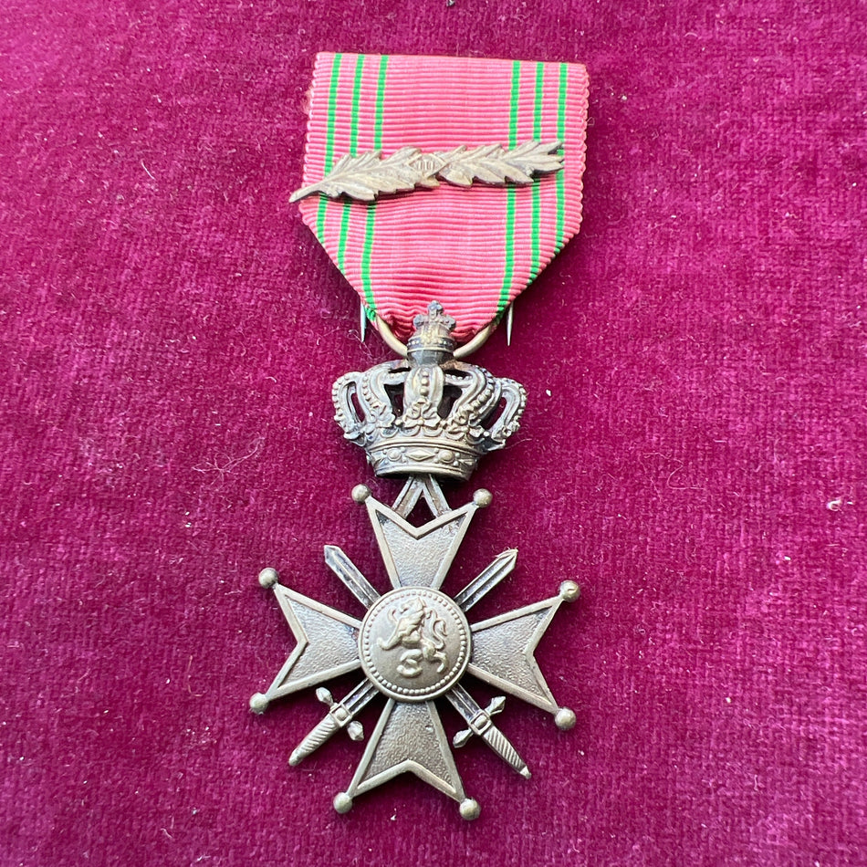 Belgium, War Cross, 1939-45, with palm