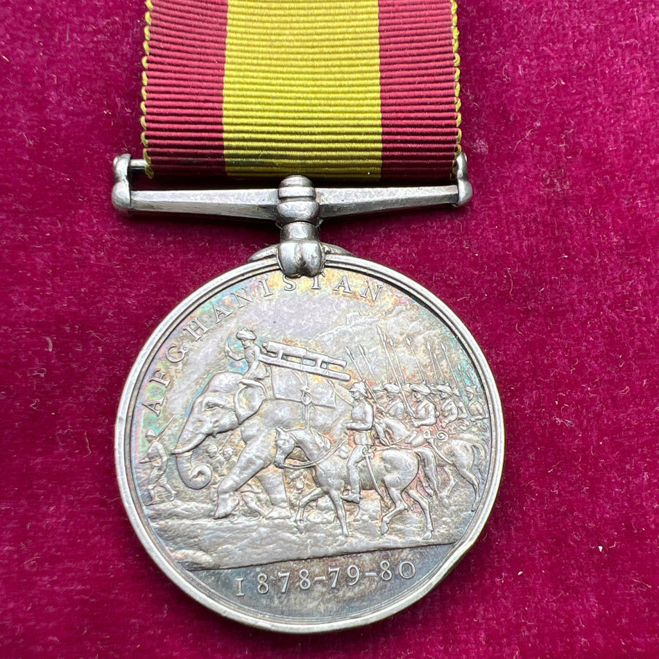 Afghanistan Medal 1878-80, no bar, to 634 Private J. Gooder, 2/15 Foot