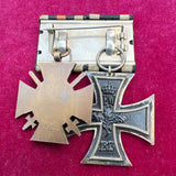 WW1 Iron Cross & Cross of Honour 1914-18 pair