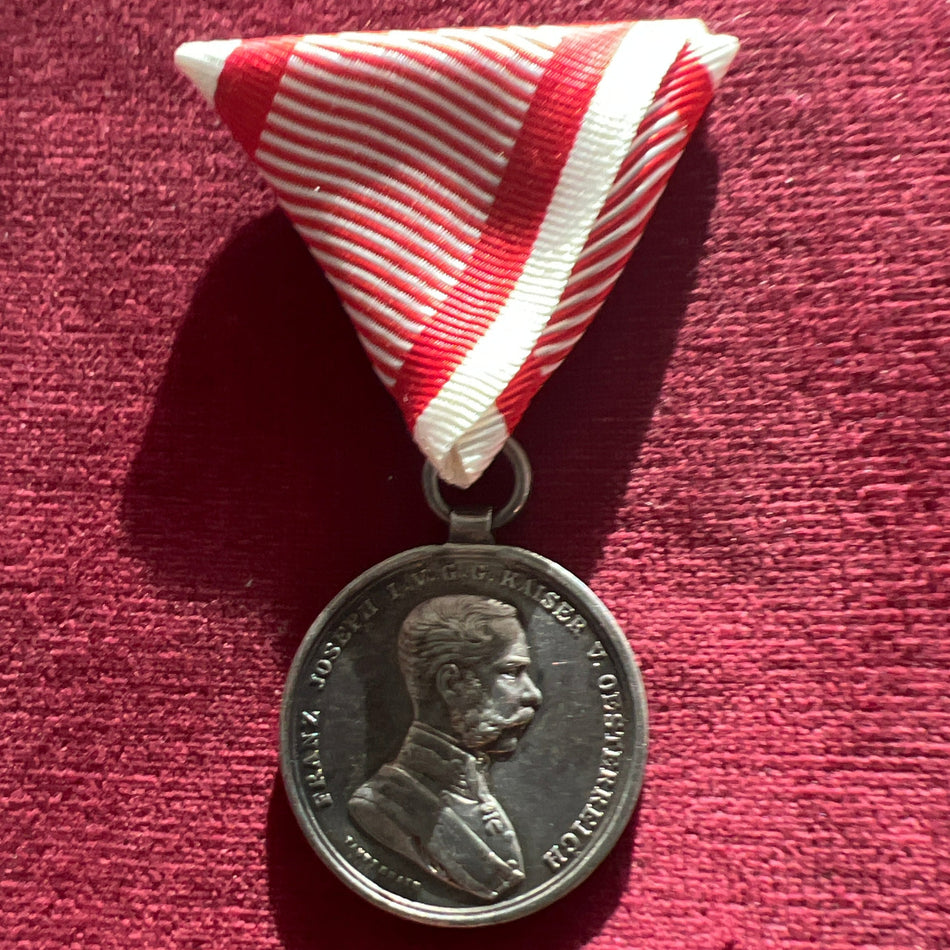 Austria, Medal of Bravery, in silver, 1848-1916