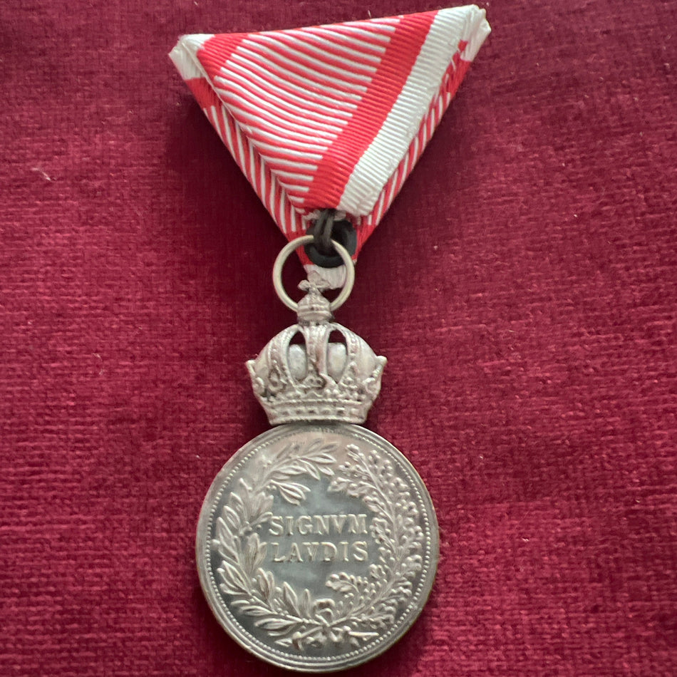 Austria, Medal of Merit in silver, Franz Joseph, 1848-1916