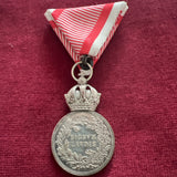 Austria, Medal of Merit in silver, Franz Joseph, 1848-1916