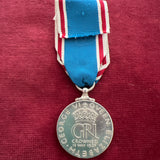 King George VI Coronation Medal, named to Sergeant W. M. H. Wallace, Glasgow Police, 12/5/1937