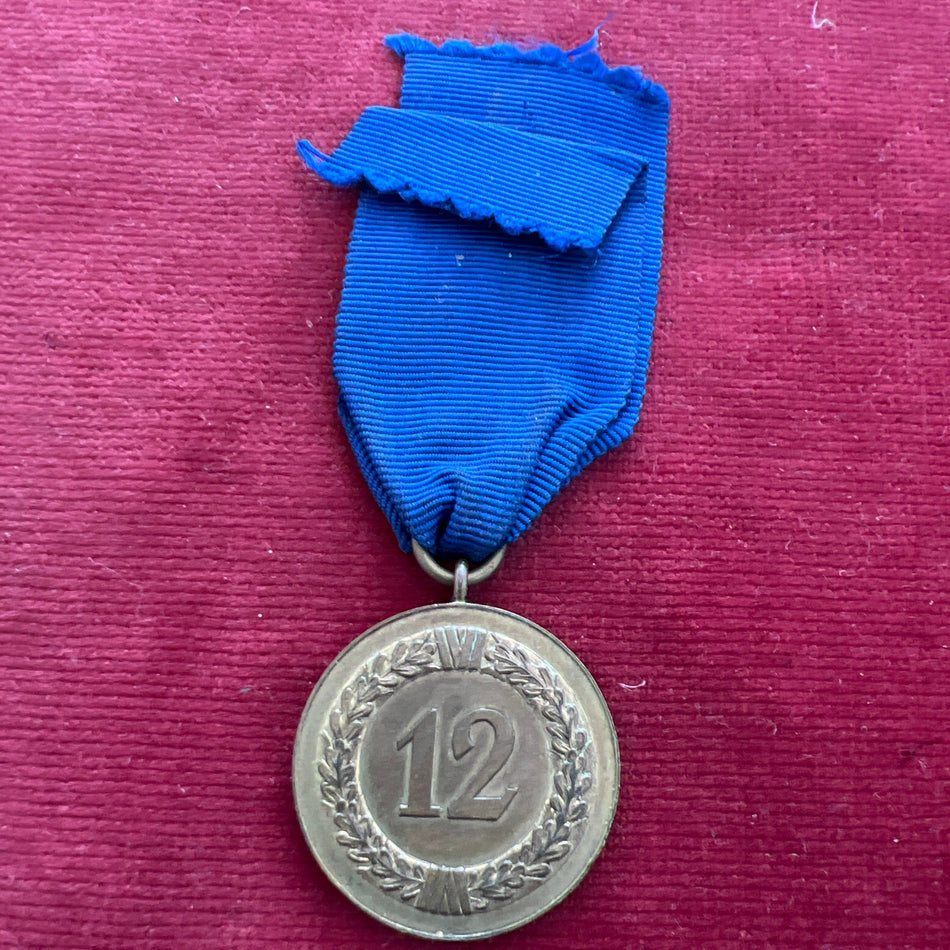 Nazi Germany, Armed Forces 12 Years Long Service Medal, some wear