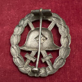 Nazi Germany, Wound Badge 1936-40, first pattern, known as the Spanish Wound Badge, silver grade, cut out type, scarce