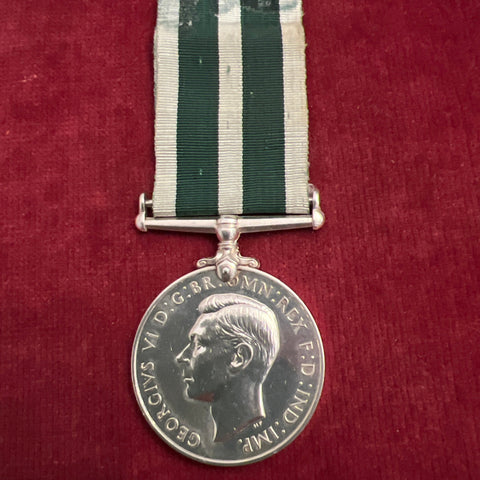Royal Naval Volunteer Reserve Long Service and Good Conduct Medal, 1937-47, George VI issue, to 7193 Smn. C. W. Cowie, Royal Naval Reserve