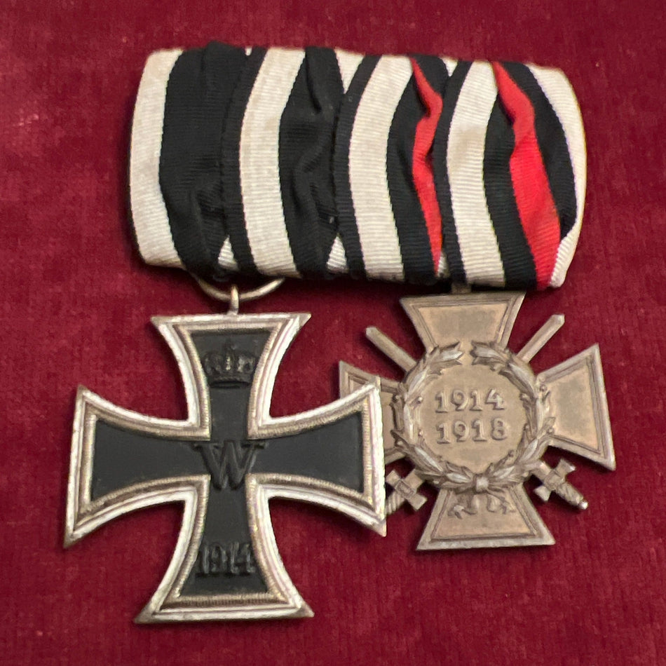 Germany, Iron Cross 1914-18/ Cross of Honour 1914-18 pair