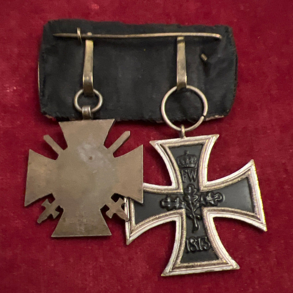 Germany, Iron Cross 1914-18/ Cross of Honour 1914-18 pair