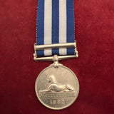 Egypt Medal Suakin 1885 bar, to Private W. Jones, 1/Shropshire Light infantry