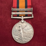 Queen's South Africa Medal, 2 bars, to Private E. Holmes, 2 Royal Berkshire Regiment