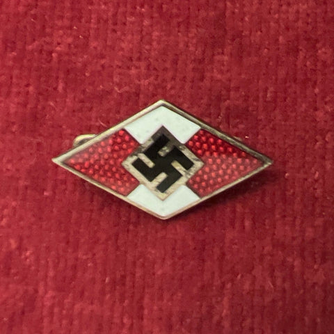 Nazi Germany, Hitler Youth small badge for cap