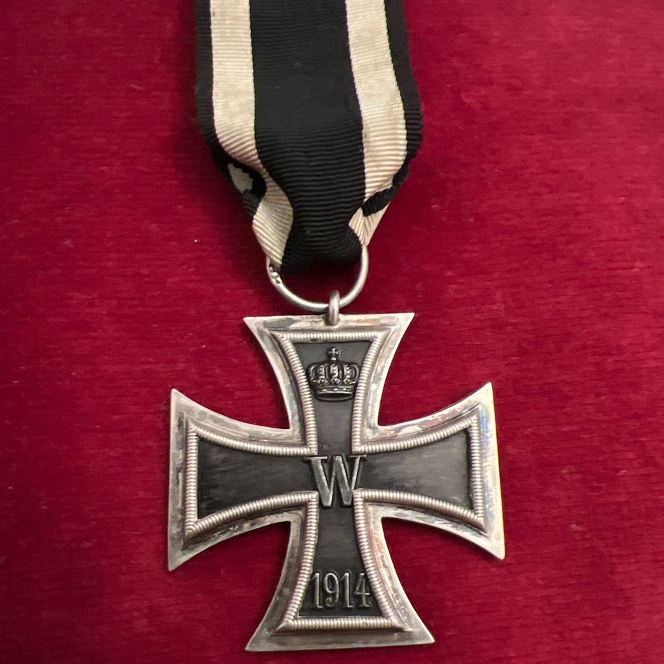 Germany, Iron Cross 1914-18, maker marked W.H. on ring