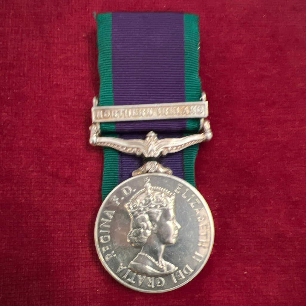 General Service Medal, Northern Ireland bar, to 24428719 Pte. R. P. Eskins, Light Infantry