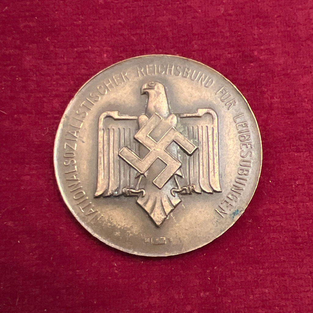 Nazi Germany, bronze sports medal for swimming competition in Magdeburg 10th - 11th February 1940