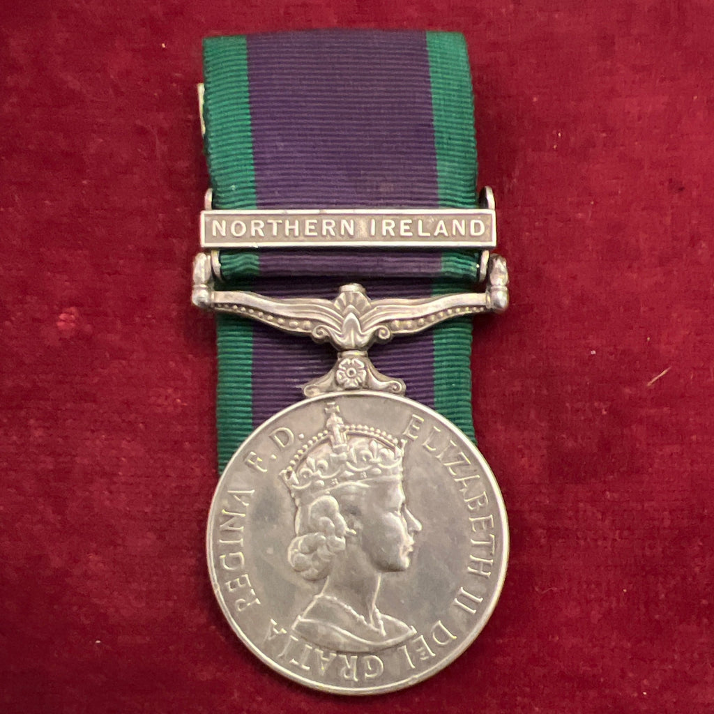 General Service Medal, Northern Ireland bar, to 24352569 Guardsman J. R. McGookie, Scot’s Guards