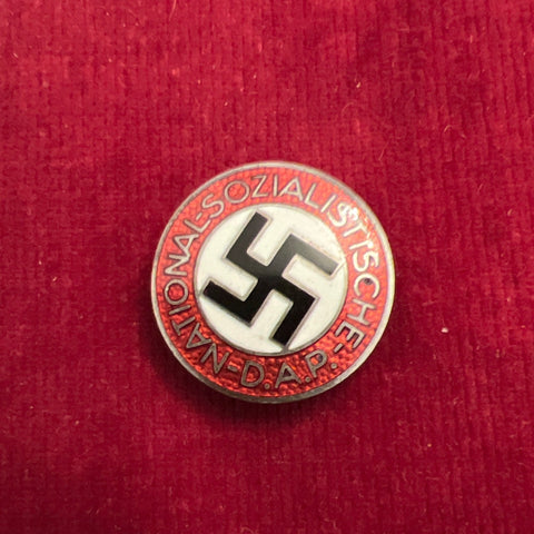 Nazi Germany, Nazi Party Badge with buttonhole fitting, marked M1/34, scarce type
