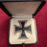 Nazi Germany, Iron Cross, 1st class, unmarked, in original box, a good example