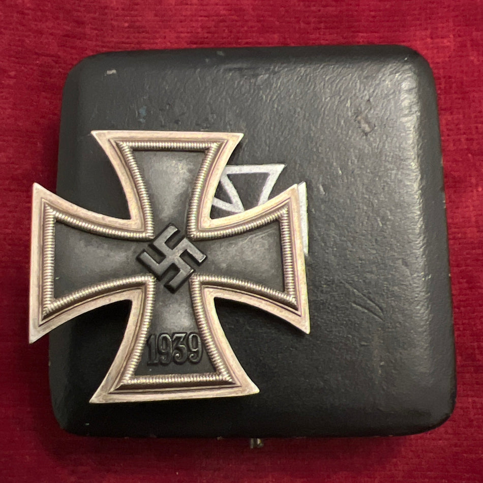 Nazi Germany, Iron Cross, 1st class, unmarked, in original box, a good example