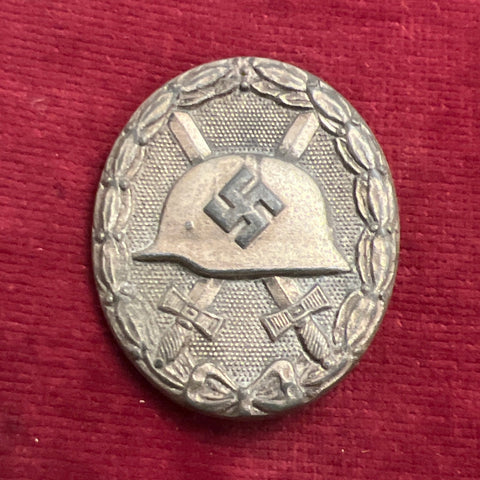 Nazi Germany, Wound Badge, silver grade, maker marked number 92, some wear, scarce