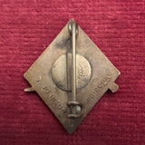 Italy, fascist badge, maker marked