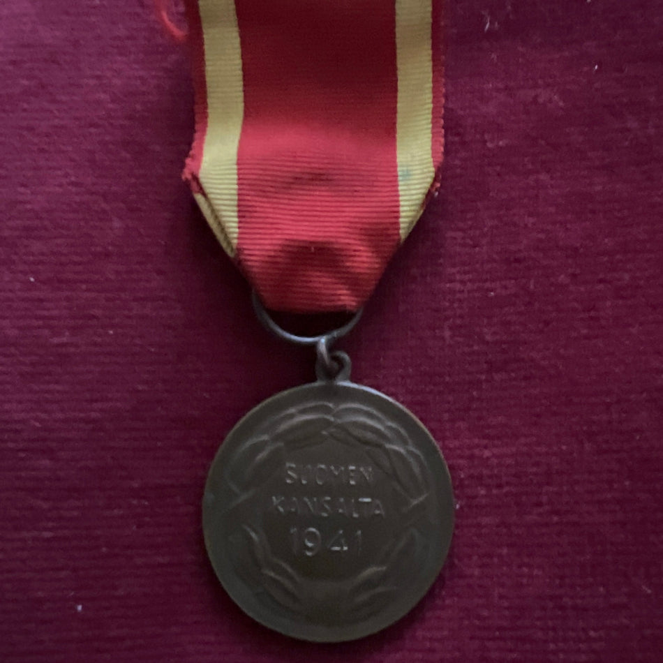 Finland, Bravery Medal, bronze, dated 1941