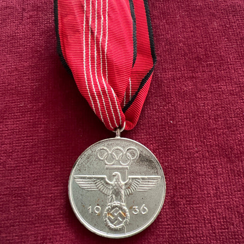 Nazi Germany, Olympic Decoration, made of steel, a good example