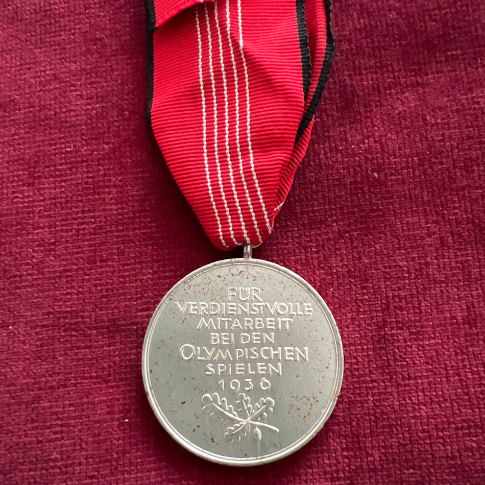 Nazi Germany, Olympic Decoration, made of steel, a good example
