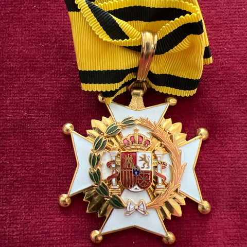 Spain, Civil Merit Order, neck badge, silver gilt