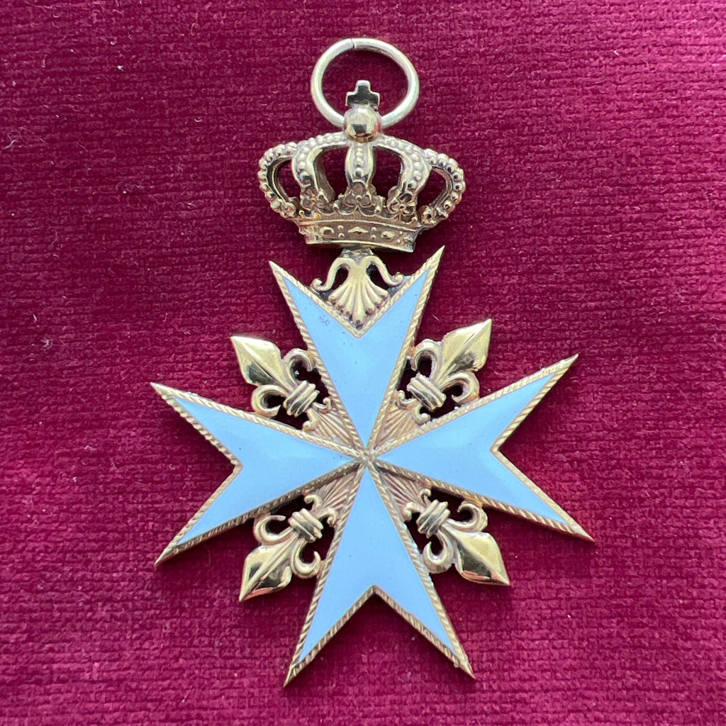 Malta Order, officer class, silver gilt, single-sided, a good example ...