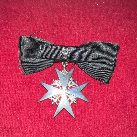 Order of St. John, officer, on ladies' bow