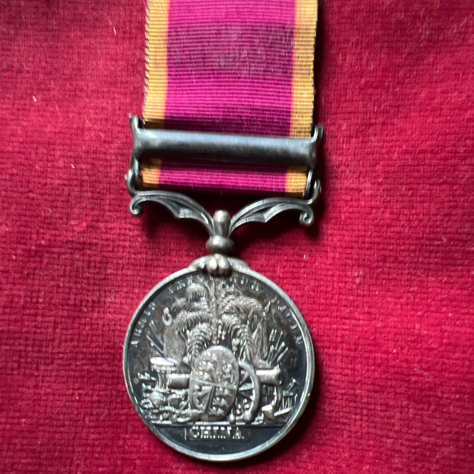 China Medal, Taku Forts 1860 bar, to Edward Lucas, 44th Essex Regiment