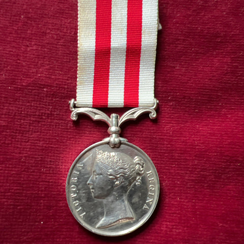 Indian Mutiny Medal, 1857-58, no bar, to 87 Private J. McKenzie, Lincoln Volunteers