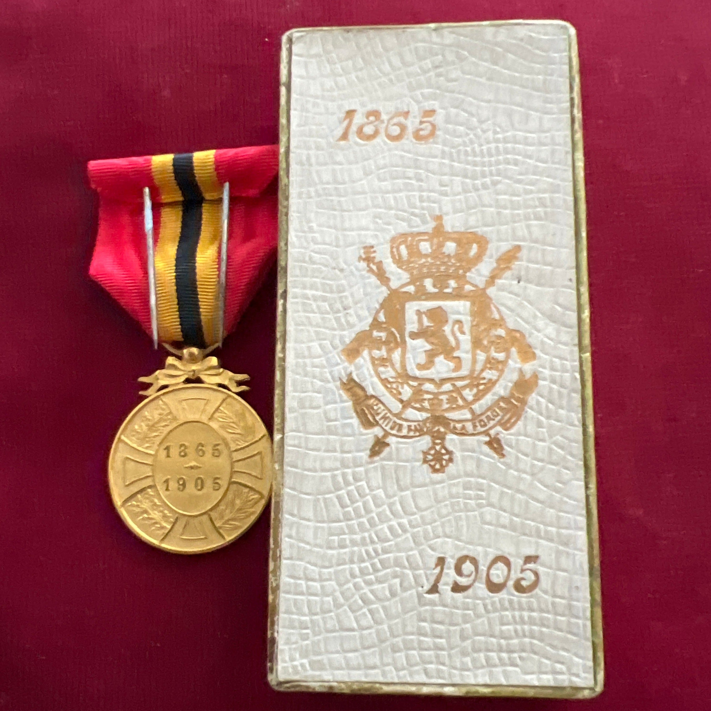 Official Queens Golden Jubilee Miniature Medal And Ribbon - 100% UK Made
