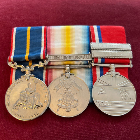 Three unofficial medals, court mounted ready for wear