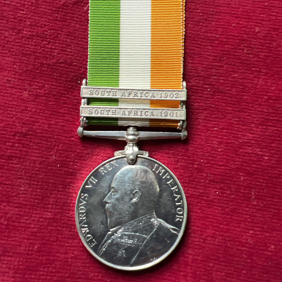 King's South Africa Medal to Private N. McLeod, Highland Light Infantry