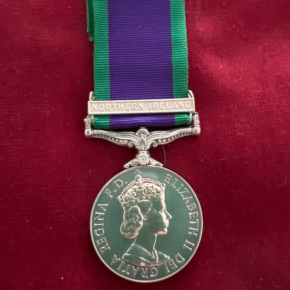 General Service Medal, Northern Ireland clasp, to 25100772 Signalman D. J. Kendall, Royal Signals