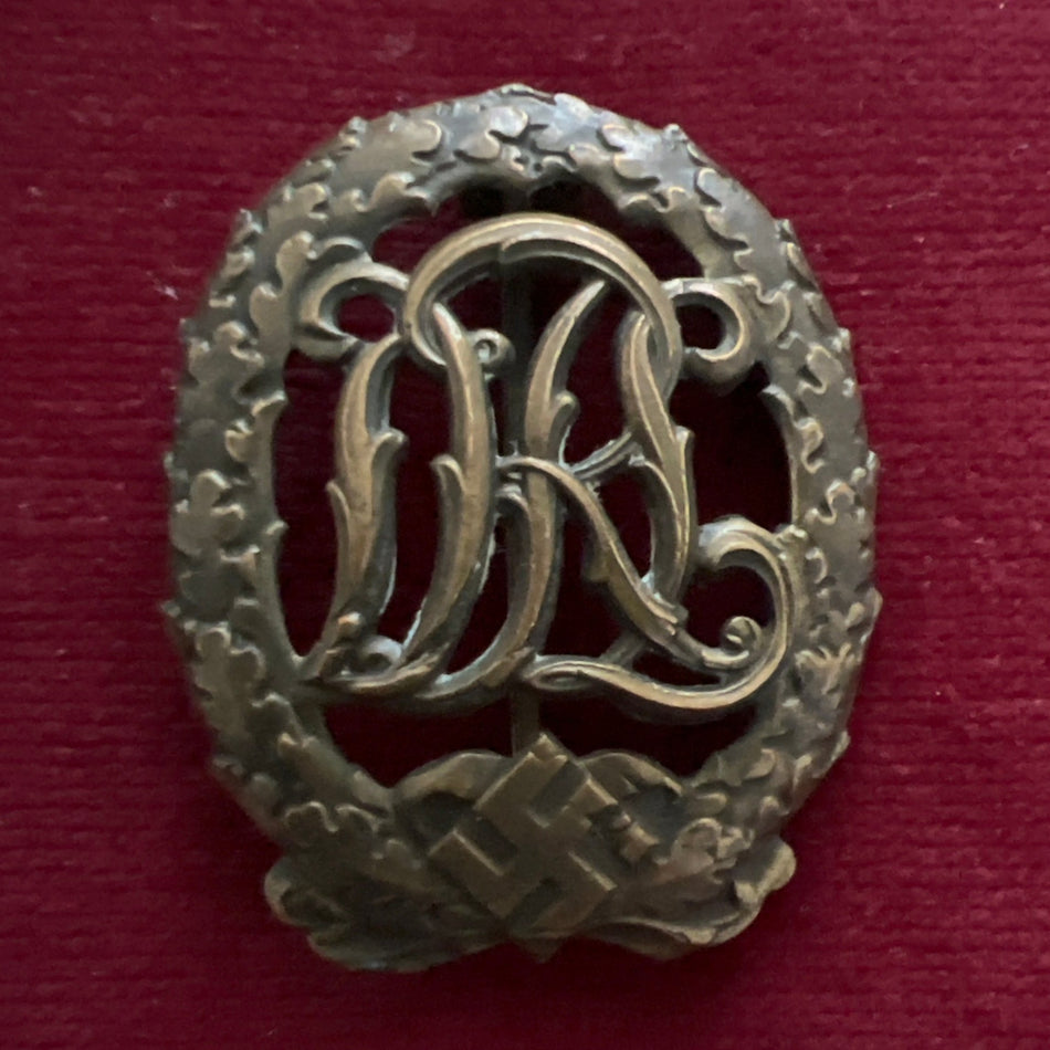 Nazi Germany, D.R.L. Sports Badge, bronze issue