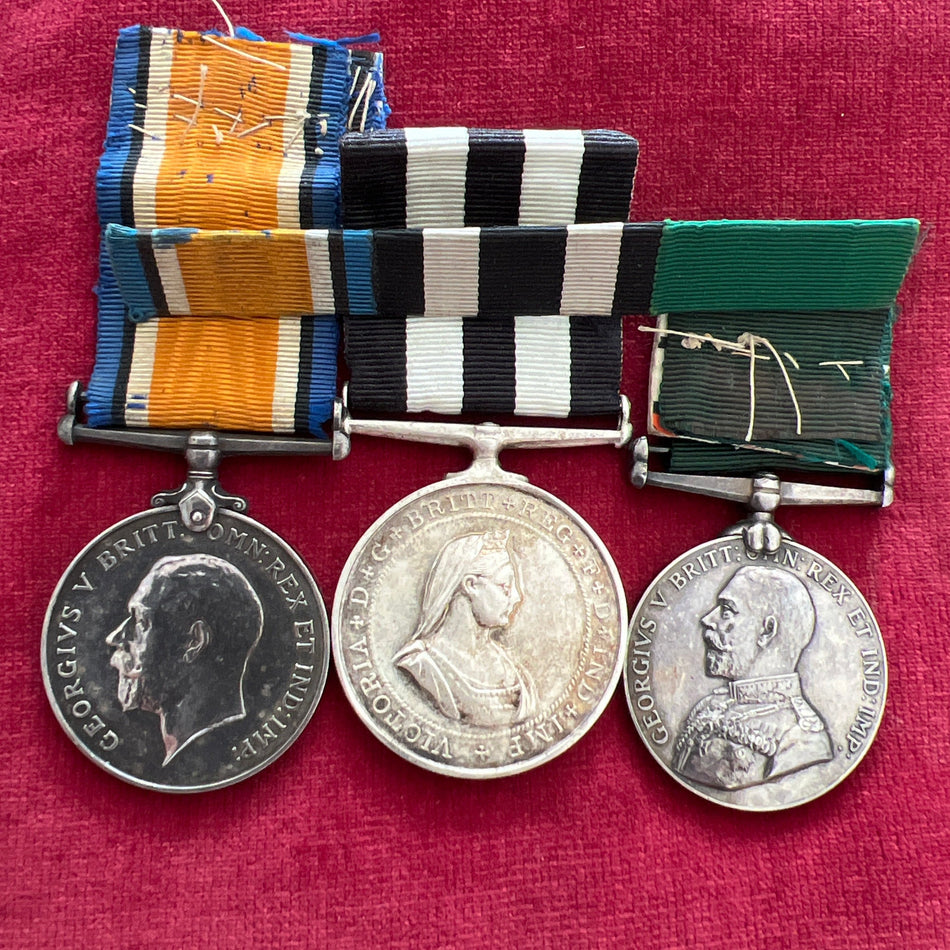 Group of 3 to Corporal G. W. Brand, Cal.Sco. A.F.I. on WW1 medal, 37 Cal.Pre sy.Bat