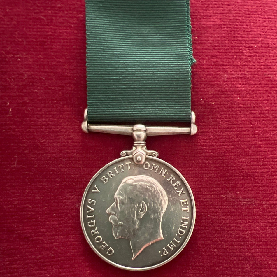 Reserve Long Service and Good Conduct Medal (GV) to Leading Sick Berth Attendant A. Mead, Royal Naval Auxiliary Sick Berth Reserve